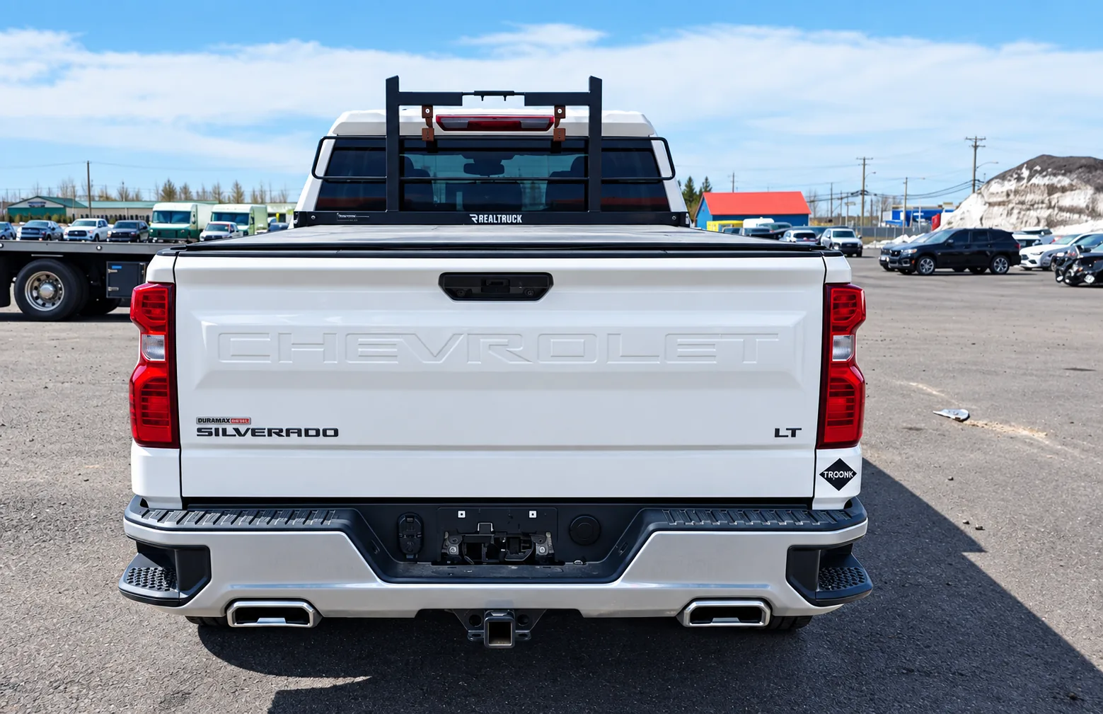 Silverado 2025 vue arrière