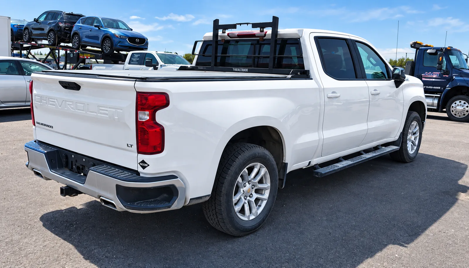 Silverado 2025 vue arrière droite