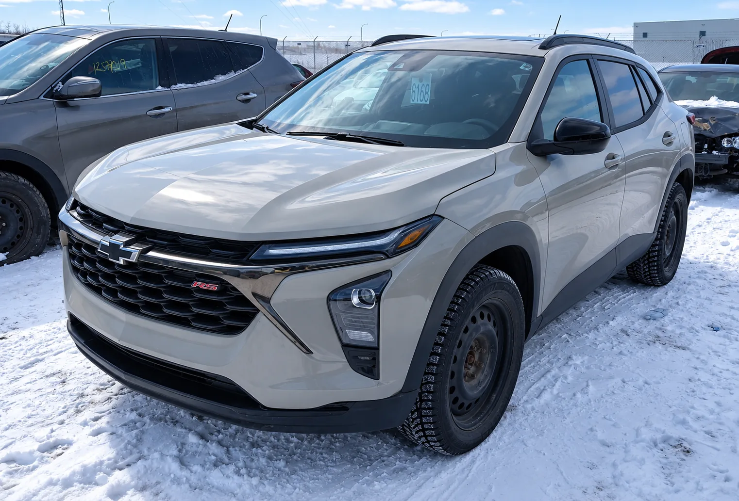 Chevrolet Trax 2RS 2026, vue avant trois quarts