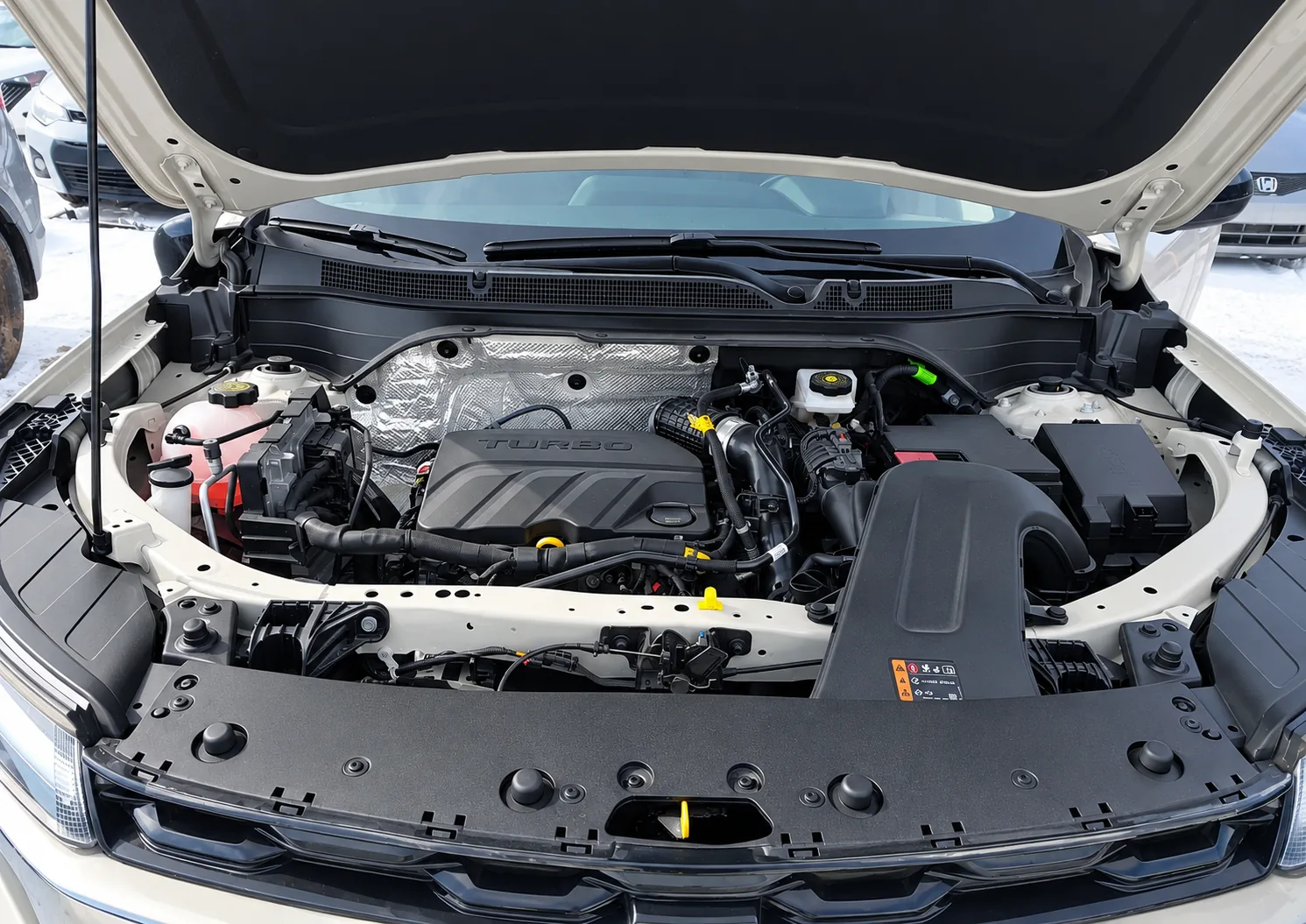 Trax 2026 compartiment moteur