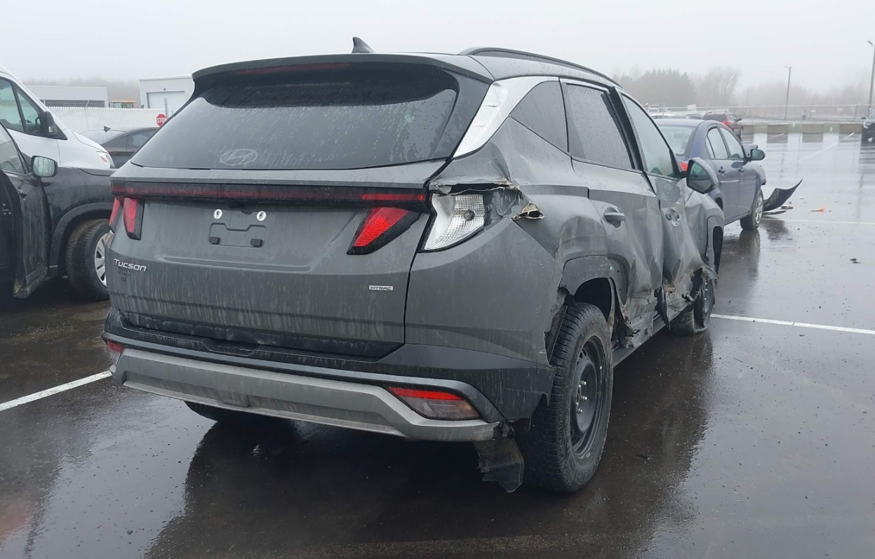 Hyundai Tucson 2025 dommage côté arrière