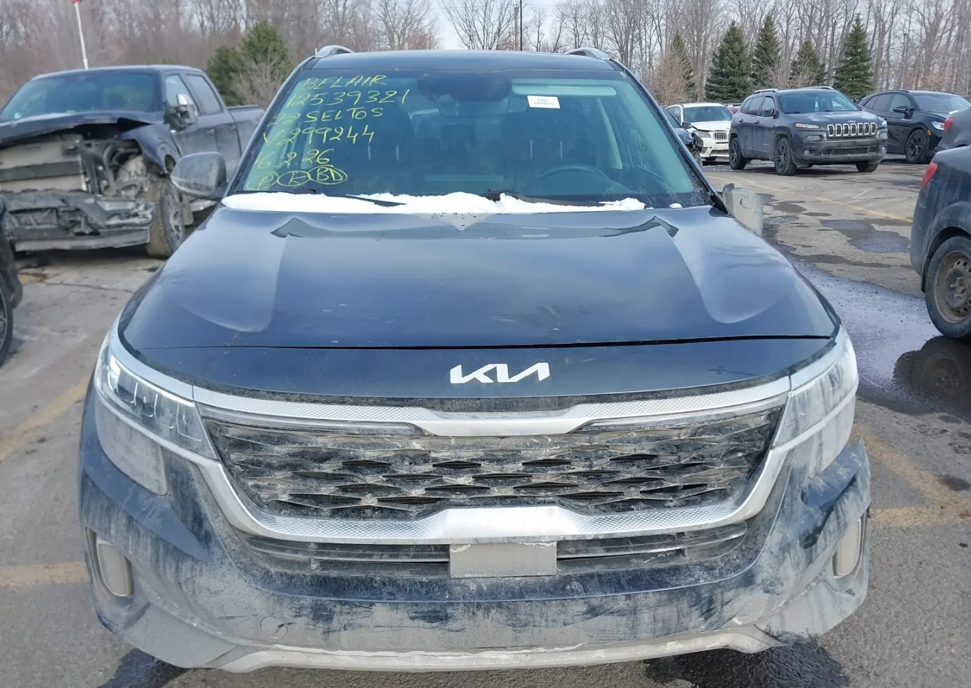 Kia Seltos 2022 vue avant rapprochée