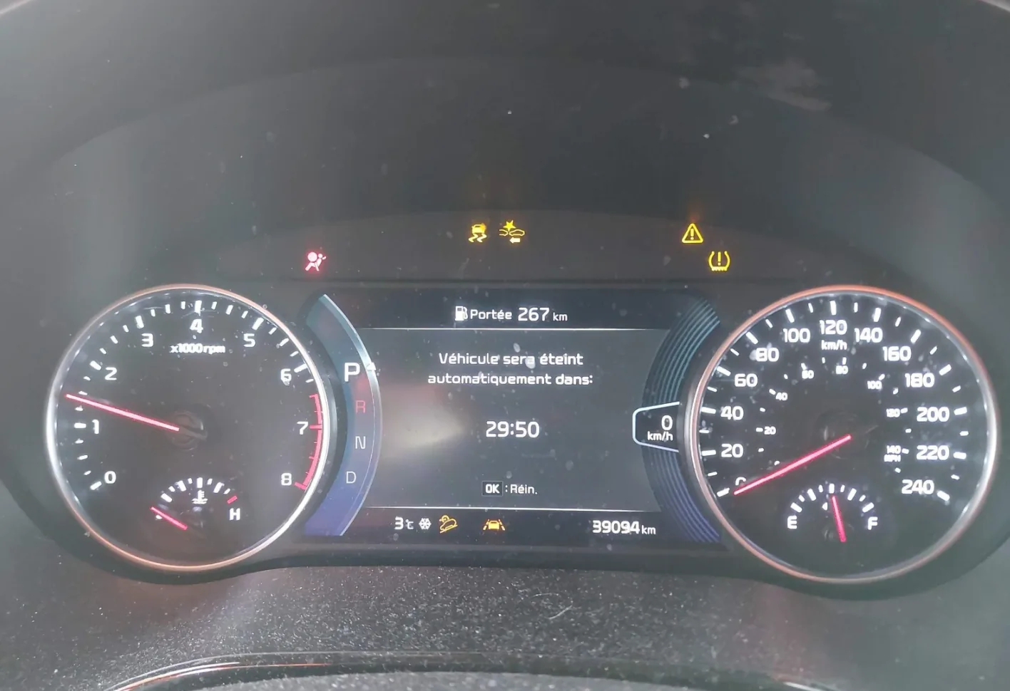 Kia Seltos 2022 odomètre