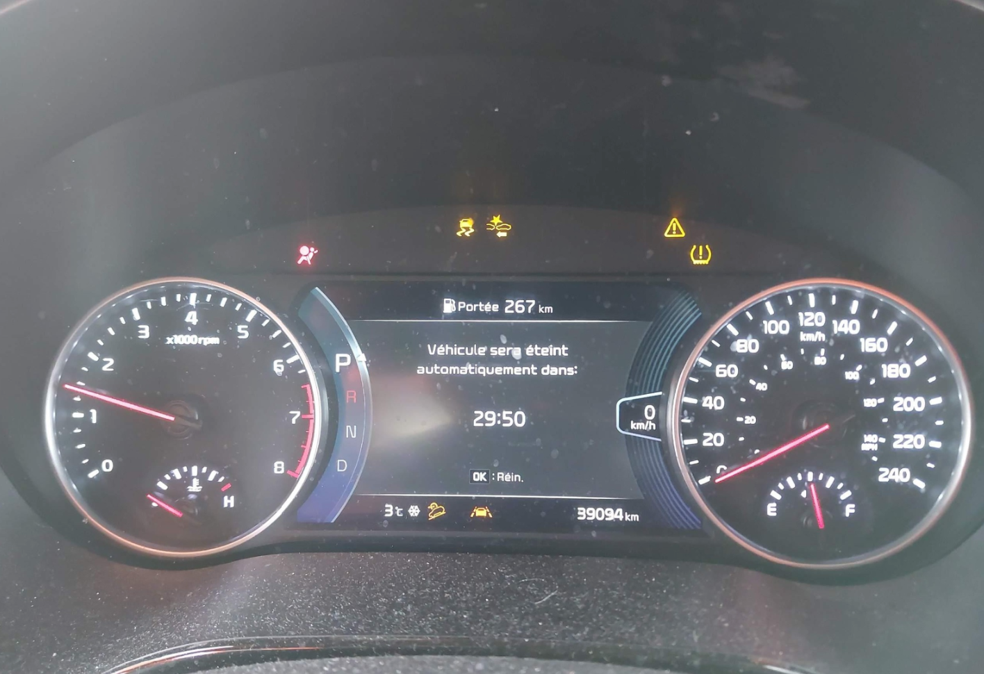 Kia Seltos 2022 odomètre