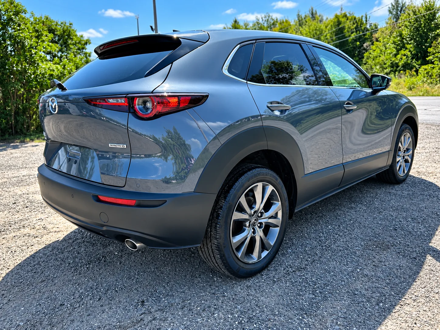2023 Mazda CX-30 Premium vue arrière trois quarts
