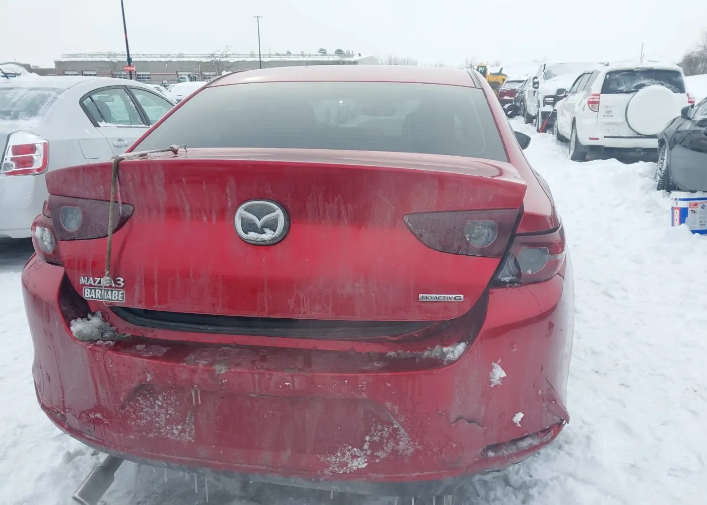 Mazda3 2021 vue arrière