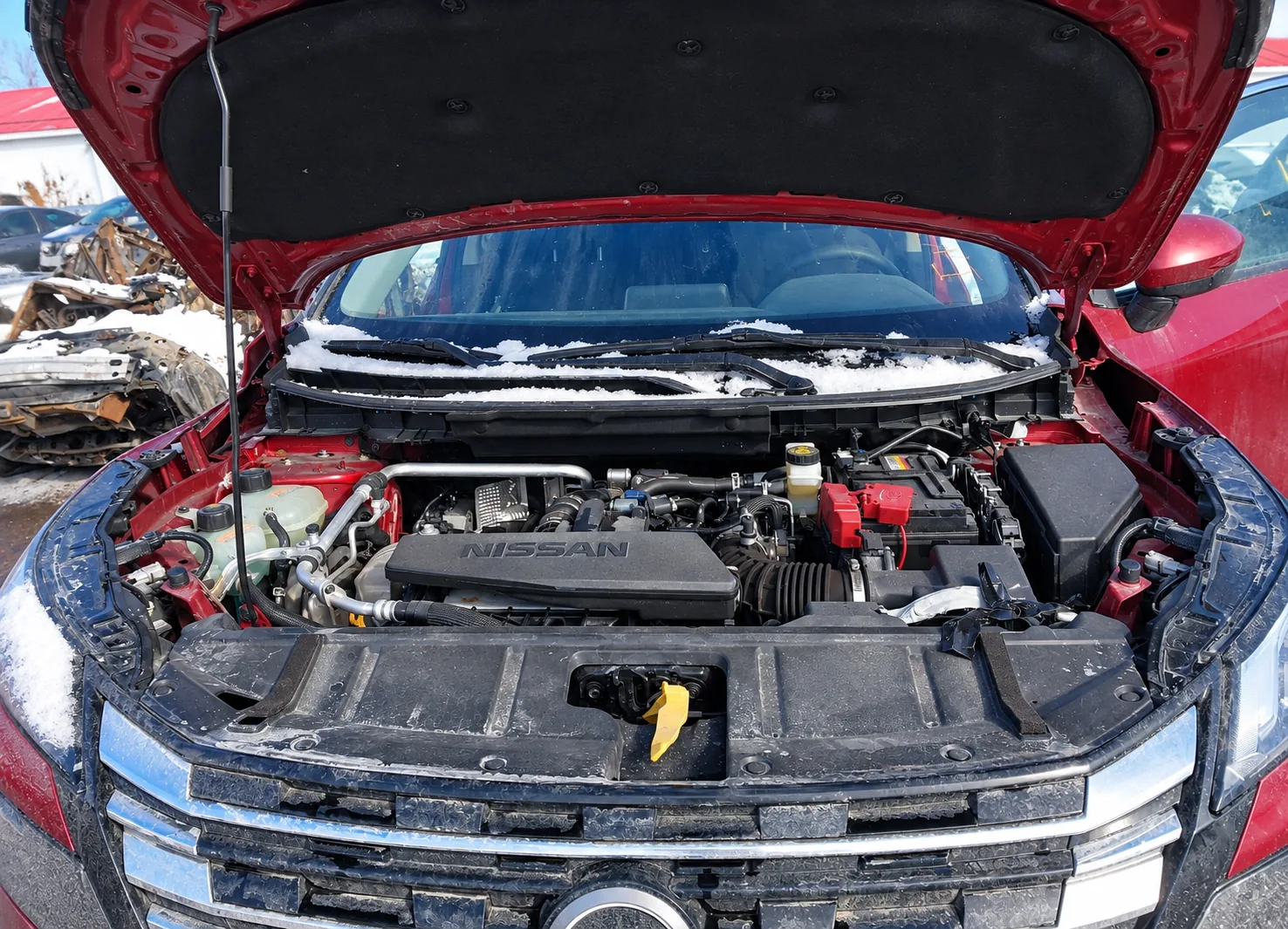 Rogue S AWD 2024 compartiment moteur